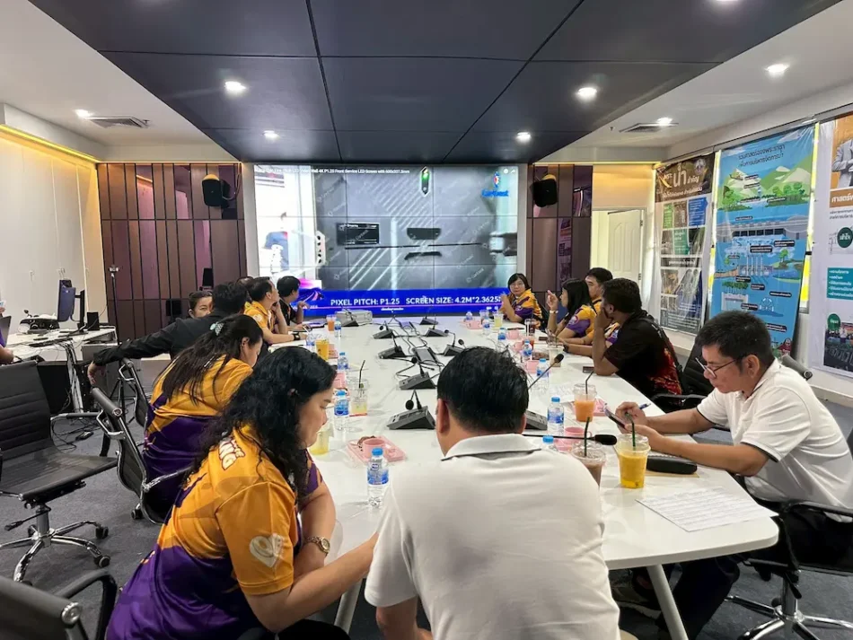 ศึกษาดูงานการบริหารจัดการน้ำของจังหวัดจันทบุรี และระบบสารสนเทศเพื่อการเฝ้าระวังและสั่งการระยะไกล (Control Room) ณ องค์การบริหารส่วนจังหวัดจันทบุรี